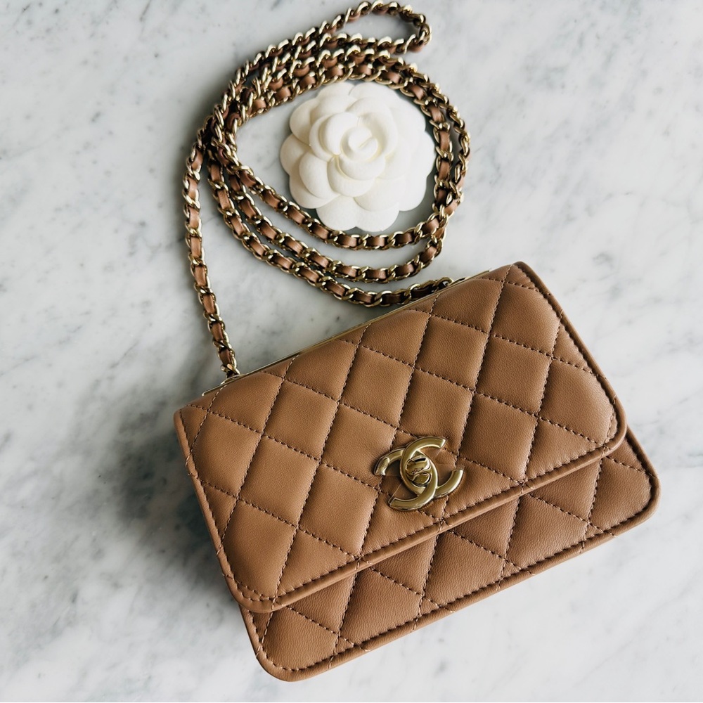 BRAND NEW Chanel Mini Trendy CC Wallet on Chain - Picture 7 of 13